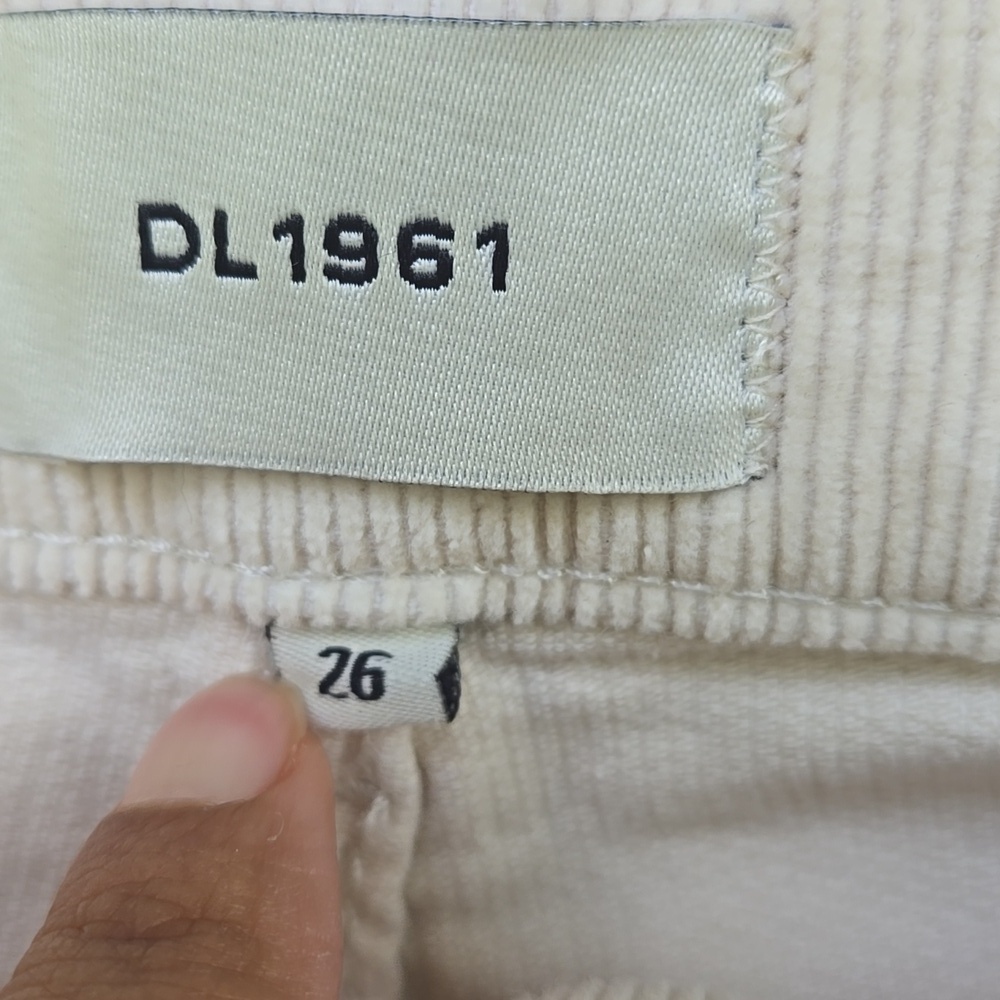 DL1961 Bridget Boot High Rise Instasculpt™  Corduroy Pants Size 26 - Picture 7 of 7